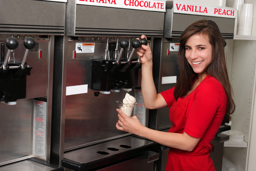Kolice Commercial 7 flavors frozen yogurt maker soft serve ice cream machine